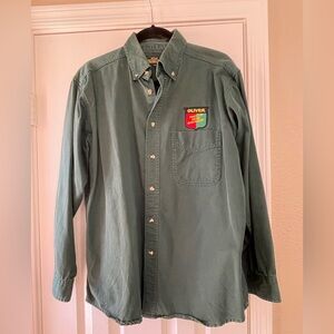 Oliver Tractor Olive Green Men's Casual Shirt